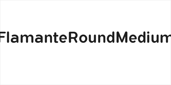 FlamanteRoundMedium Logo