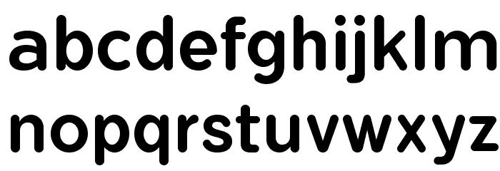 FlamanteRoundMedium Font LOWERCASE