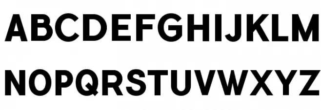 FlamanteSansBold Шрифта ВЕРХНИЙ