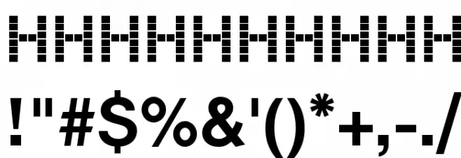 FlamanteSeca Font OTHER CHARS