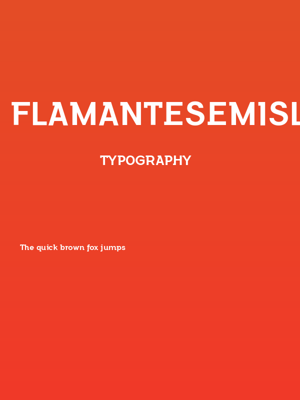 FlamanteSemiSlabMedium Poster