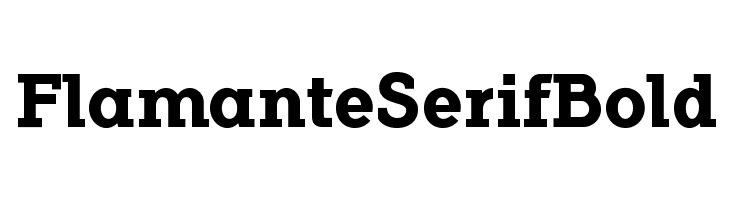 FlamanteSerifBold  font caratteri gratis