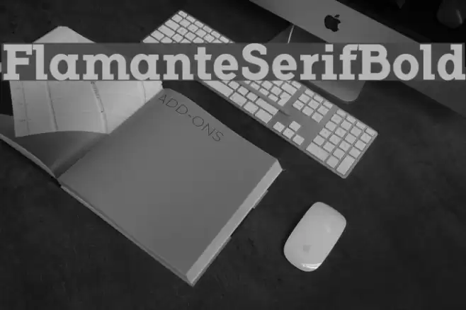 FlamanteSerifBold Font examples