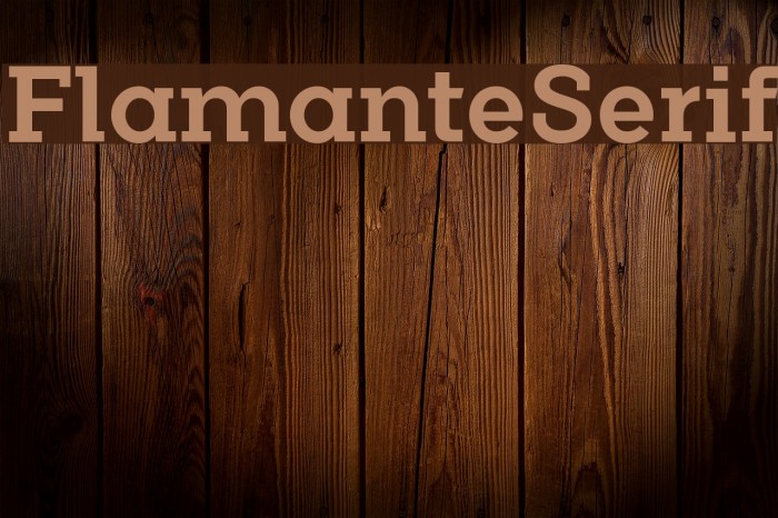 FlamanteSerif Font examples