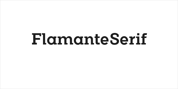 FlamanteSerif Logo