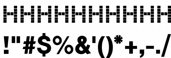 FlamantecaBold Font OTHER CHARS