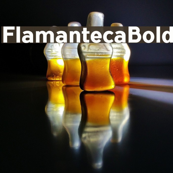 FlamantecaBold Font examples
