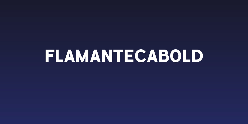FlamantecaBold Social Header