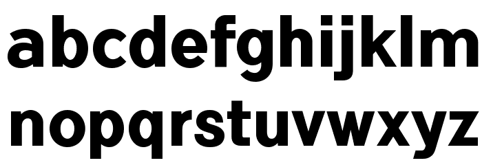 FlamantecaBold Font LOWERCASE