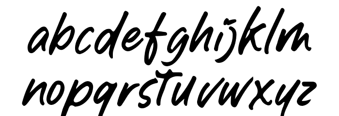 Flamboyan 字体 小写