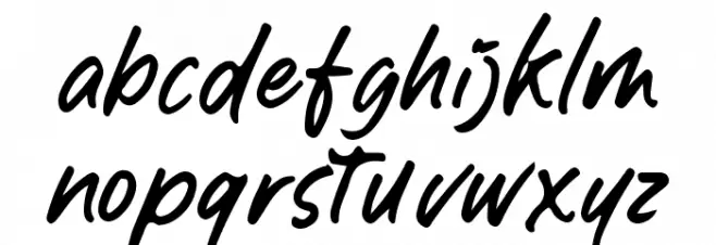 Flamboyan Шрифта строчной