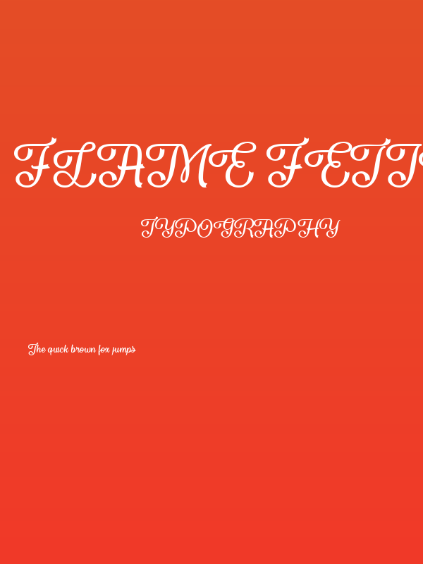 Flame Fetish Regular Poster