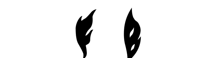 Flame on Black  baixar fontes gratis