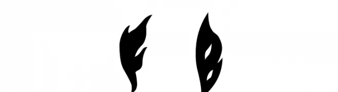 Flame on Black  font caratteri gratis