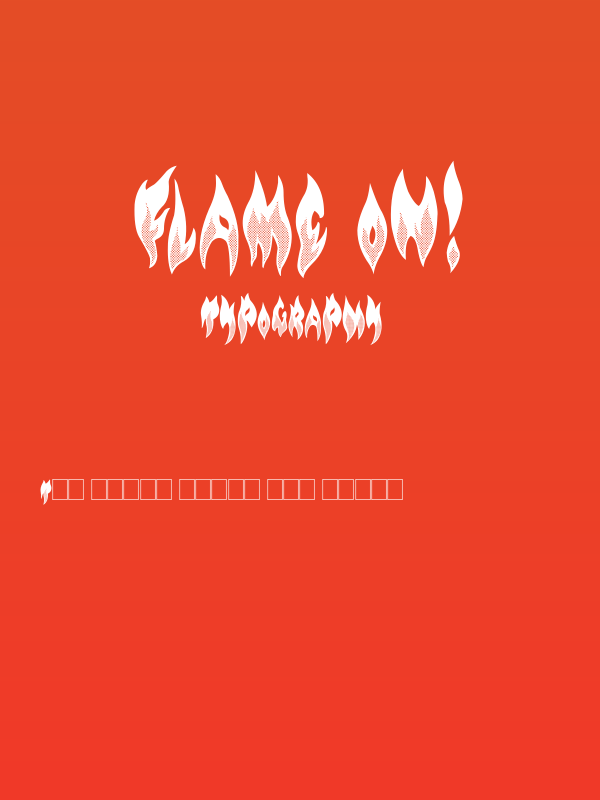 Flame on! Poster