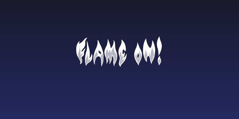 Flame on! Social Header