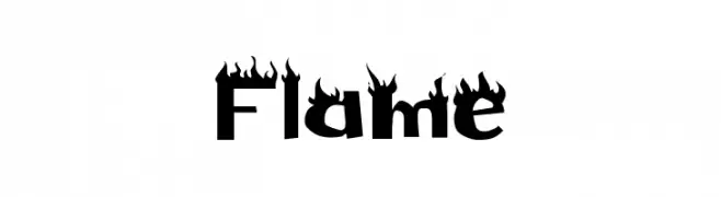 Flame  Descarca Fonturi Gratis