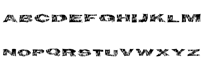 FlameTime Font LOWERCASE