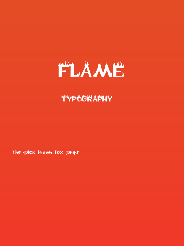 Flame Poster