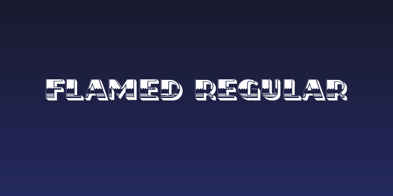 Flamed Regular Social Header