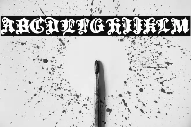 Flamenco Division Font examples