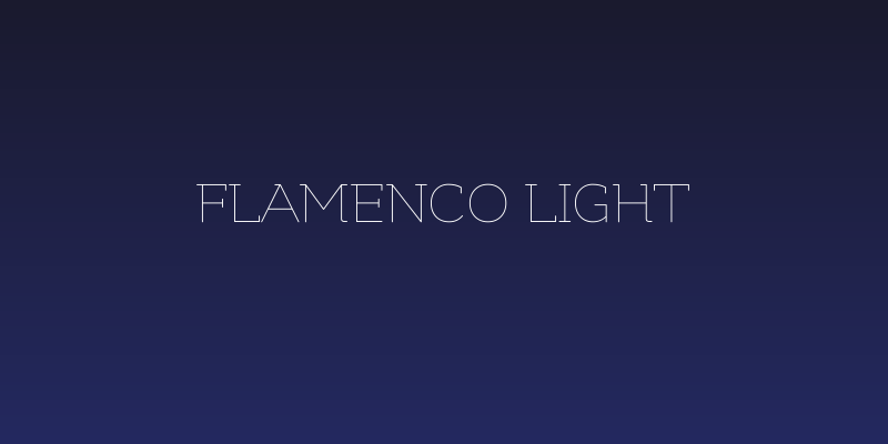 Flamenco Light Social Header