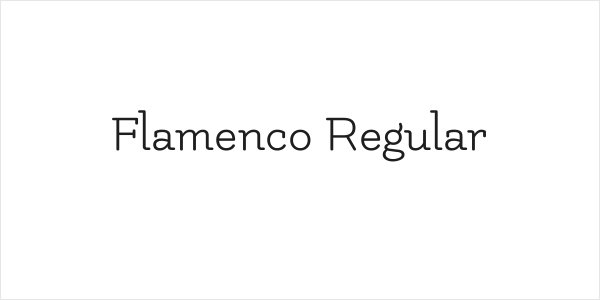 Flamenco Regular Logo