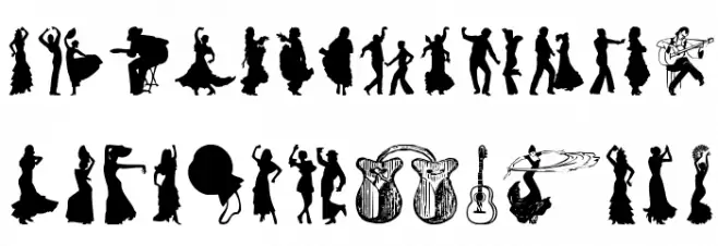 Flamenco خط أحرف صغيرة