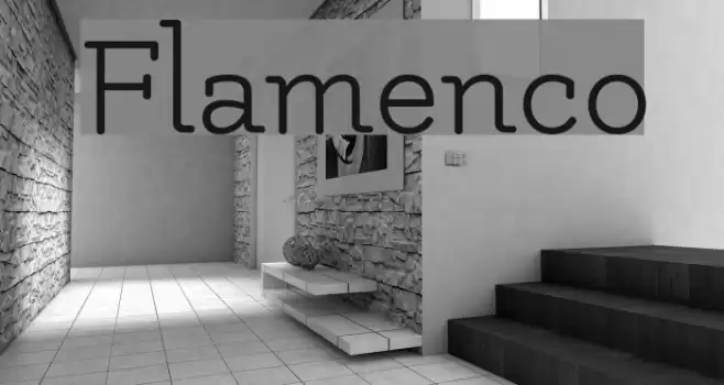 Flamenco Font examples