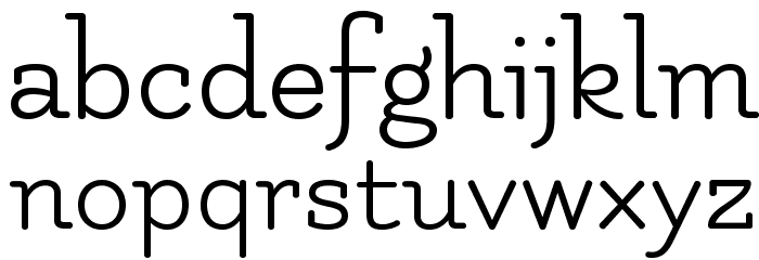 Flamenco Font LOWERCASE