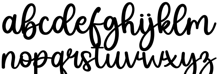 Flamengo Font LOWERCASE