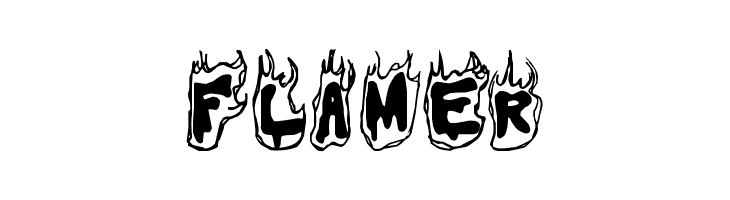 Flamer  免费字体下载