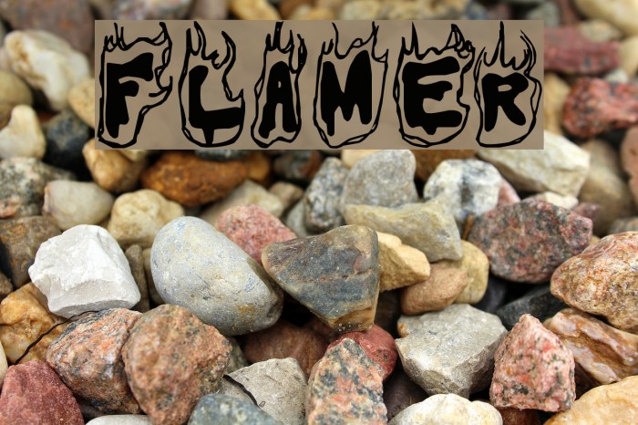 Flamer Font examples