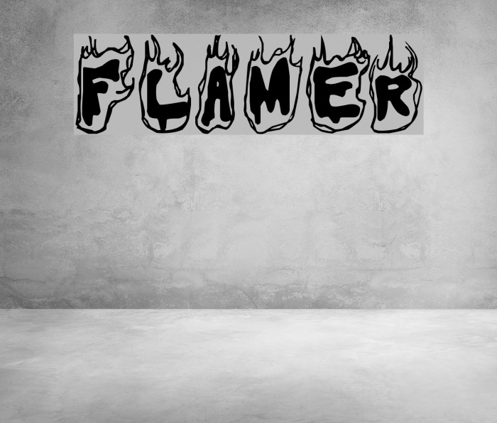 Flamer Font examples
