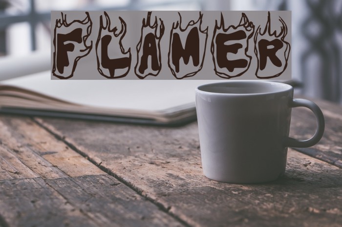 Flamer Font examples