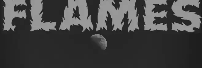 Flames Font examples