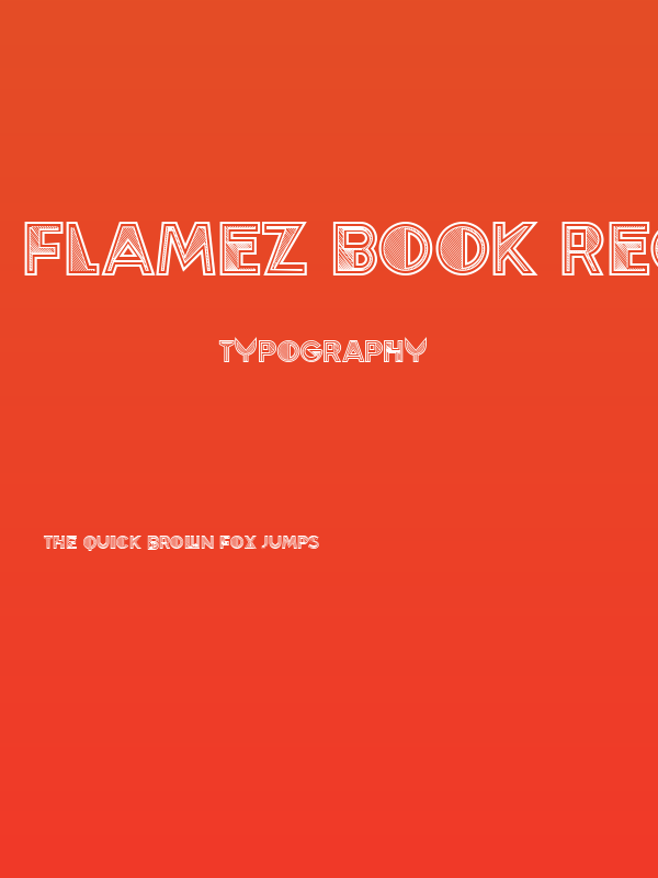Flamez Book Regular Poster