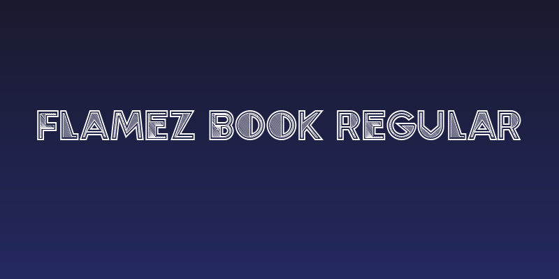 Flamez Book Regular Social Header