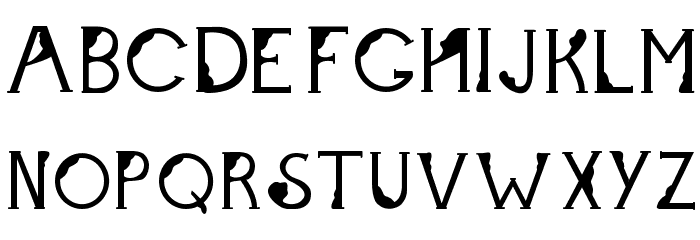 Flaming JuneRegular Font Litere mici