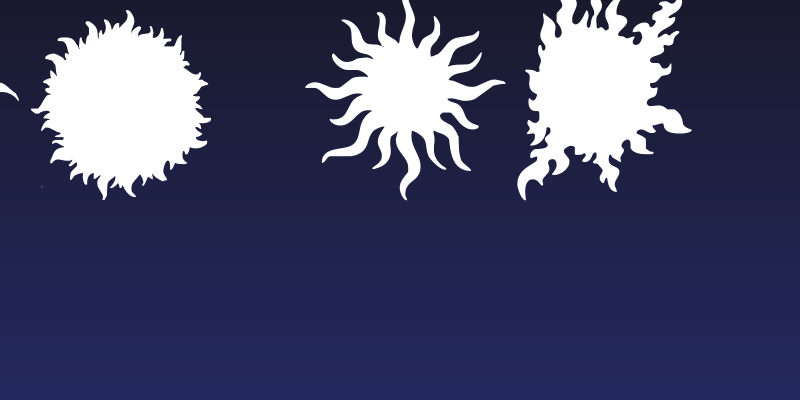 Flaming Stars  Splatters Social Header