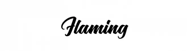 Flaming  नि: शुल्क फ़ॉन्ट्स डाउनलोड
