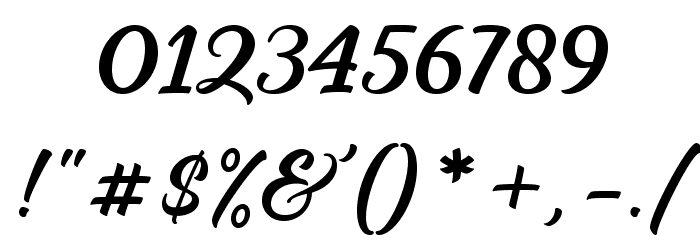 Flaming Font OTHER CHARS