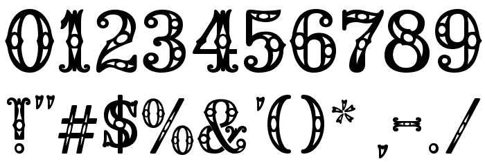 Flamingo Font OTHER CHARS