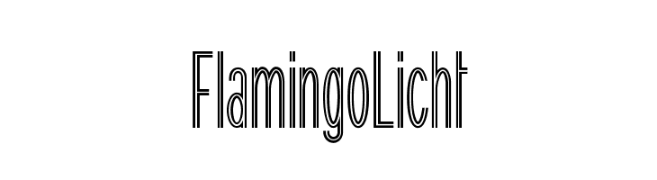 FlamingoLicht  フリーフォントのダウンロード