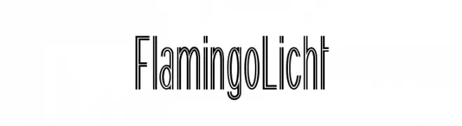 FlamingoLicht  免费字体下载