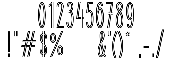 FlamingoLicht Font OTHER CHARS