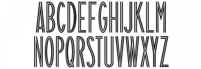 FlamingoLicht 字体 大写