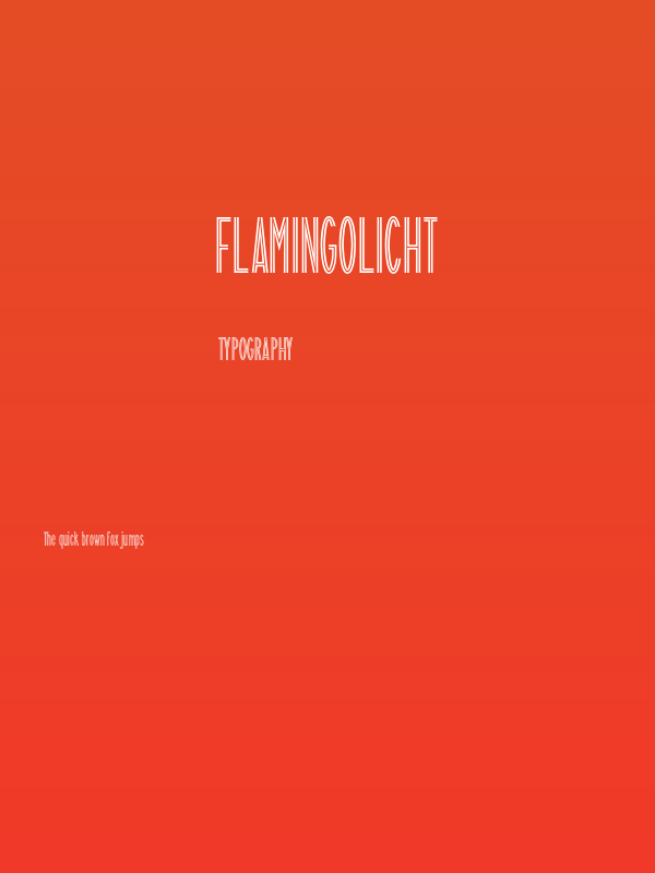 FlamingoLicht Poster