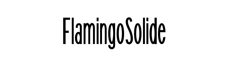 FlamingoSolide  Fuentes Gratis Descargar