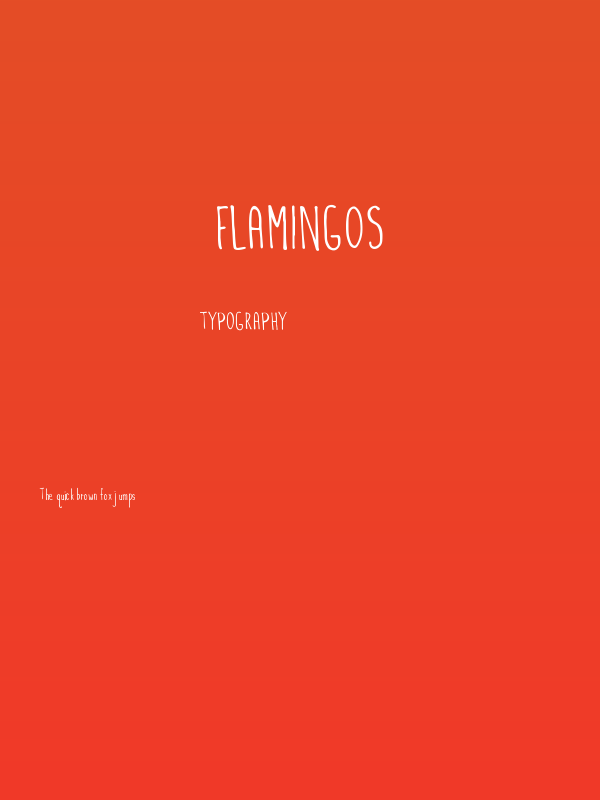 Flamingos Poster